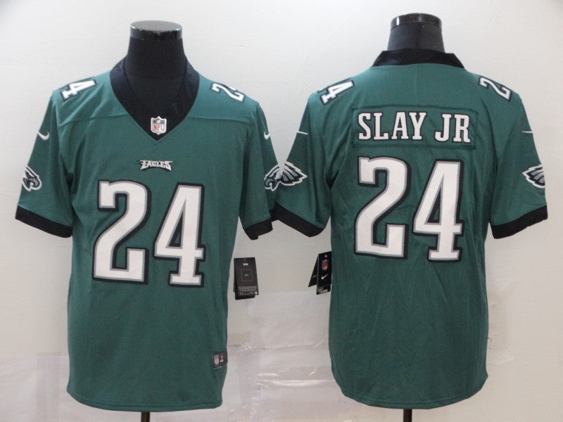 Men’s Philadelphia Eagles Darius Slay Jr. #24 Midnight Green Jersey