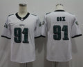 Men’s Philadelphia Eagles Fletcher Cox #91 White Jersey