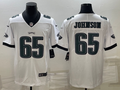 Men’s Philadelphia Eagles Fred Johnson #65 White Jersey