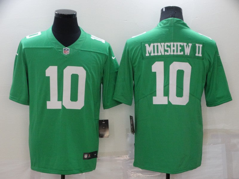 Men’s Philadelphia Eagles Gardner Minshew II #10 Kelly Green Jersey