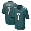 Men’s Philadelphia Eagles Haason Reddick #7 Midnight Green Super Bowl LVII Patch Jersey