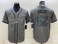 Men’s Philadelphia Eagles Jason Kelce #62 Gray Jersey Joint Edition