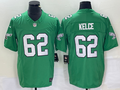 Men’s Philadelphia Eagles Jason Kelce #62 Kelly Green Jersey