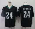Men’s Philadelphia Eagles Jordan Howard #24 Black Jersey