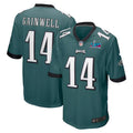 Men’s Philadelphia Eagles Kenneth Gainwell #14 Midnight Green Super Bowl LVII Patch Jersey