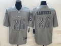 Men’s Philadelphia Eagles Miles Sanders #26 Gray Atmosphere Jersey
