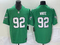 Men’s Philadelphia Eagles Reggie White #92 Kelly Green Jersey