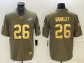 Men’s Philadelphia Eagles Saquon Barkley #26 Olive Jersey