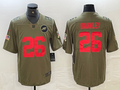 Men’s Philadelphia Eagles Saquon Barkley #26 Olive Jersey
