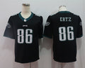 Men’s Philadelphia Eagles Zach Ertz #86 Black Jersey