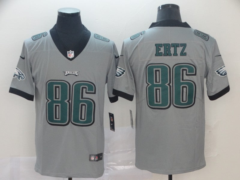 Men’s Philadelphia Eagles Zach Ertz #86 Gray Jersey