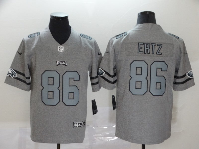 Men’s Philadelphia Eagles Zach Ertz #86 Gray Jersey