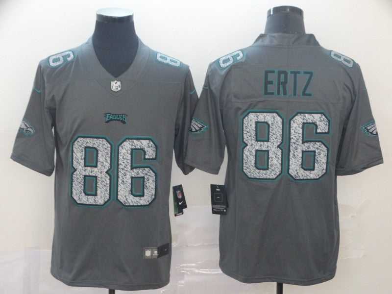 Men’s Philadelphia Eagles Zach Ertz #86 Gray Team Jersey