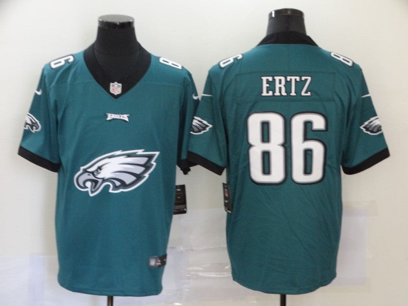 Men’s Philadelphia Eagles Zach Ertz #86 Midnight Green Jersey