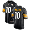 Men’s Pittsburgh Steelers #10 Roman Wilson Nike Black Vapor Limited Player Jersey