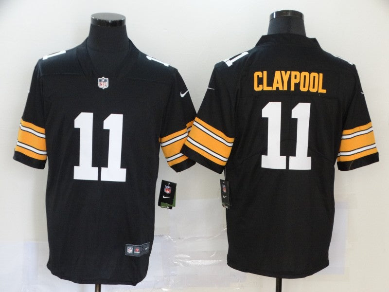 Men’s Pittsburgh Steelers #11 Chase Claypool Black Jersey