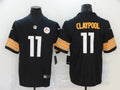 Men’s Pittsburgh Steelers #11 Chase Claypool Nike Black Big Number Alternate Limited Jersey