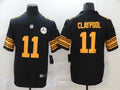 Men’s Pittsburgh Steelers #11 Chase Claypool Nike Black Vapor Untouchable Color Rush Jersey