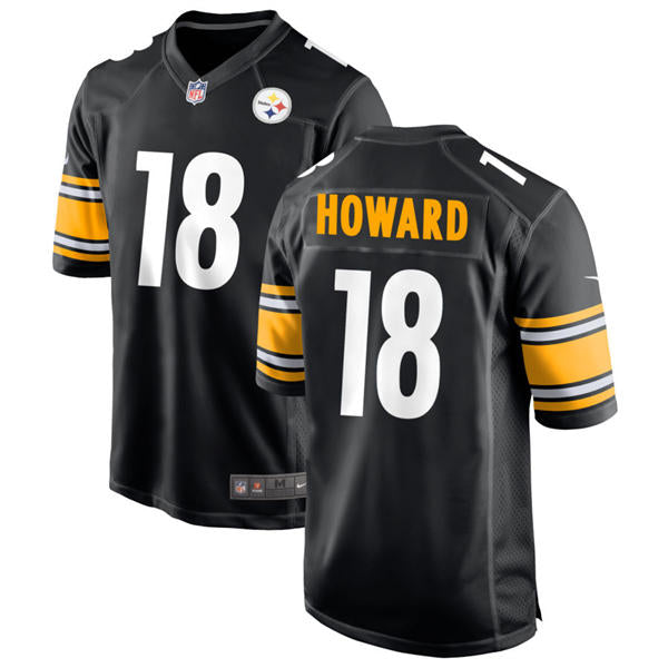 Men’s Pittsburgh Steelers #18 Will Howard Nike Black Vapor F.U.S.E. Limited Jersey