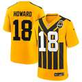 Men’s Pittsburgh Steelers #18 Will Howard Nike Gold Alternate 1933 Throwback Game Jersey