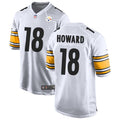 Men’s Pittsburgh Steelers #18 Will Howard Nike White Vapor F.U.S.E. Limited Jersey