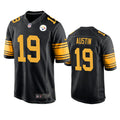 Men’s Pittsburgh Steelers #19 Calvin Austin Nike Black Alternate 2 Vapor F.U.S.E. Limited Jersey