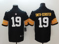 Men’s  Pittsburgh Steelers #19 JuJu Smith-Schuster Nike Black Big Number Alternate Limited Jersey