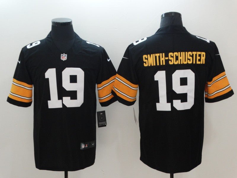 Men’s  Pittsburgh Steelers #19 JuJu Smith-Schuster Nike Black Big Number Alternate Limited Jersey