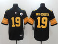 Men’s Pittsburgh Steelers #19 JuJu Smith-Schuster Nike Black Vapor Untouchable Color Rush Jersey