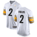 Men’s Pittsburgh Steelers #2 Justin Fields Nike White Vapor F.U.S.E. Limited Jersey