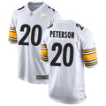 Men’s Pittsburgh Steelers #20 Patrick Peterson Nike White Vapor Limited Player Jersey