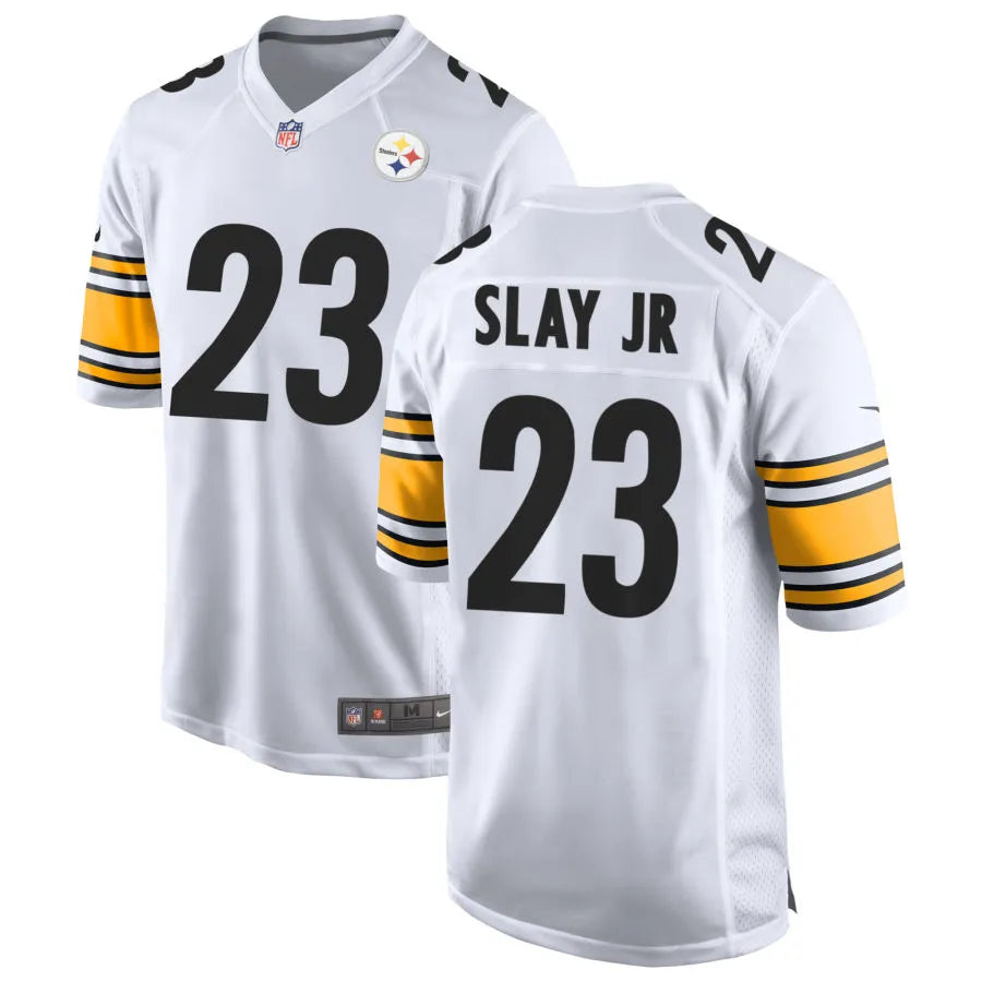 Men’s Pittsburgh Steelers #23 Darius Slay Jr White Vapor F.U.S.E. Limited Jersey