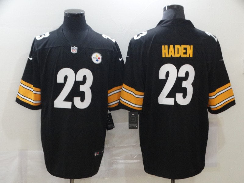 Men’s Pittsburgh Steelers #23 Joe Haden Nike Black Player Game Football Jersey