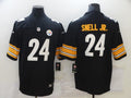 Men’s Pittsburgh Steelers #24 Benny Snell Jr Nike Black Player Game Football Jersey