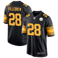 Men’s Pittsburgh Steelers #28 Miles Killebrew Nike Black Alternate 2 Vapor F.U.S.E. Limited Jersey