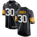 Men’s Pittsburgh Steelers #30 Jaylen Warren Nike Black Big Number Alternate Vapor Limited Jersey