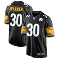 Men’s Pittsburgh Steelers #30 Jaylen Warren  Nike Black Vapor Limited Player Jersey