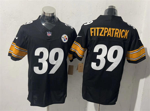 Men’s  Pittsburgh Steelers #39 Minkah Fitzpatrick Black Vapor F.U.S.E. Limited Jersey