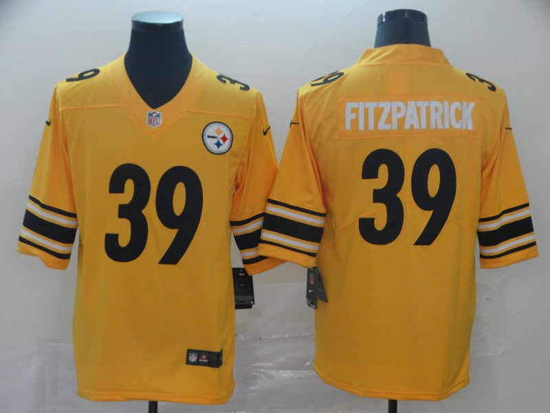 Men’s  Pittsburgh Steelers #39 Minkah Fitzpatrick Nike Gold Inverted Legend Jersey