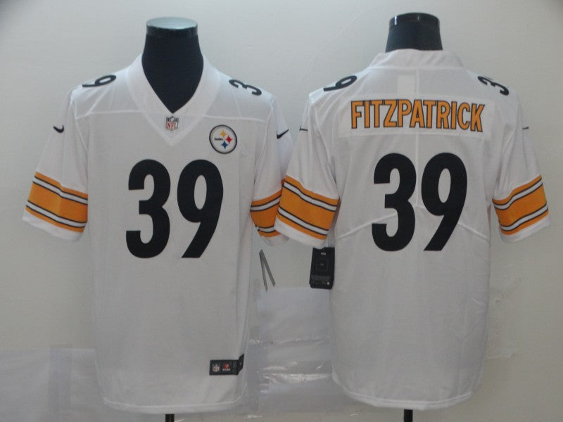 Men’s Pittsburgh Steelers #39 Minkah Fitzpatrick Nike White Vapor F.U.S.E. Limited Jersey