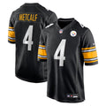 Men’s Pittsburgh Steelers #4 DK Metcalf Nike Black Vapor F.U.S.E. Limited Jersey