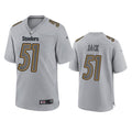 Men’s Pittsburgh Steelers #51 Myles Jack Gray Atmosphere Fashion Game Jersey