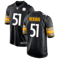 Men’s Pittsburgh Steelers #51 Nick Herbig Nike Black Vapor F.U.S.E. Limited Jersey