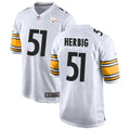 Men’s Pittsburgh Steelers #51 Nick Herbig Nike White Vapor F.U.S.E. Limited Jersey