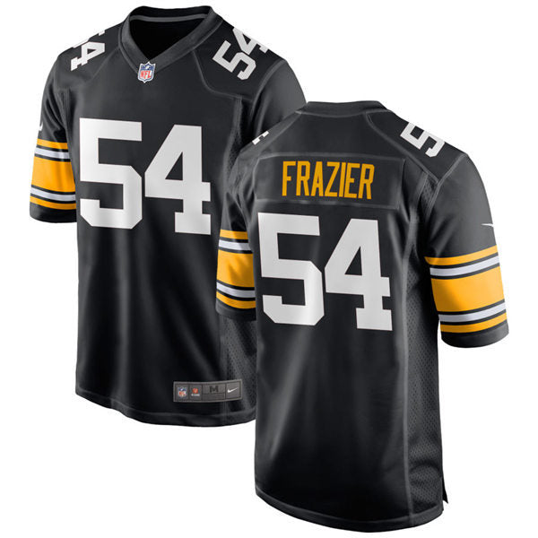 Men’s Pittsburgh Steelers #54 Zach Frazier Nike Black Big Number Alternate Vapor Limited Jersey