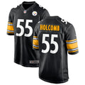 Men’s Pittsburgh Steelers #55 Cole Holcomb Nike Black Vapor F.U.S.E. Limited Jersey