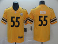Men’s  Pittsburgh Steelers #55 Devin Bush Jr. Nike Gold Inverted Legend Jersey