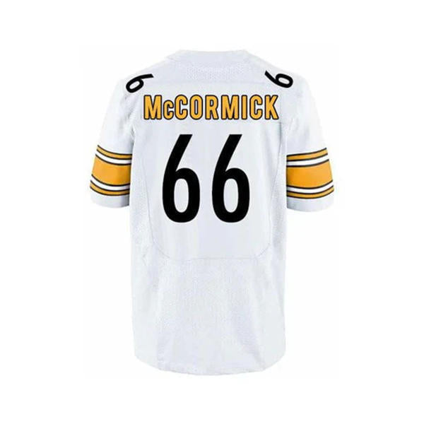 Men’s Pittsburgh Steelers #66 Mason McCormick Nike White Vapor F.U.S.E. Limited Jersey