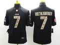 Men’s Pittsburgh Steelers #7 Ben Roethlisberger Black Authentic Jersey