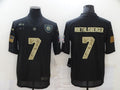 Men’s Pittsburgh Steelers #7 Ben Roethlisberger Black Jersey